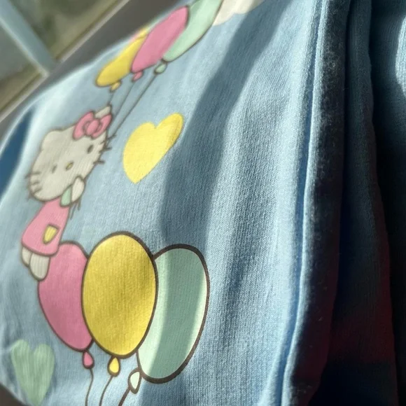 Target Hello Kitty Pusheen Pajama Set - Light Blue - Picture 3 of 4